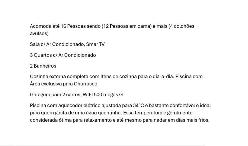 Casa Temporada Estacao Do Sol Olímpia